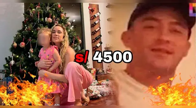 Ale Venturo en pie de guerra con el padre de su pequeña de apenas dos años.