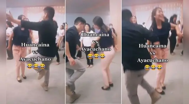 La pareja de baile cautivó a todos con sus increíbles movimientos. Foto: captura de TikTok La pareja de baile cautivó a todos con sus increíbles movimientos. Foto: captura de TikTok
