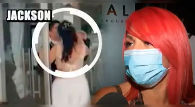 Deysi Araujo feliz tras regresar con su exjuez Jackson Torres.