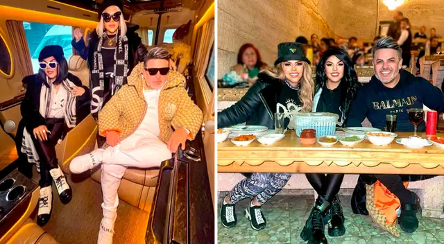 Andrés Hurtado y sus hijas disfrutan de un exclusivo viaje.