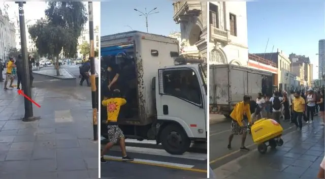 Muy mal. usuarios en redes sociales criticaron el accionar de los serenos hacia el heladero.