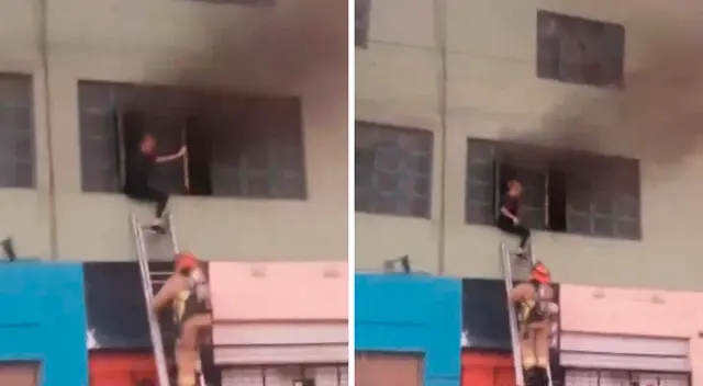 La adulta mayor pudo ser rescatada a tiempo.