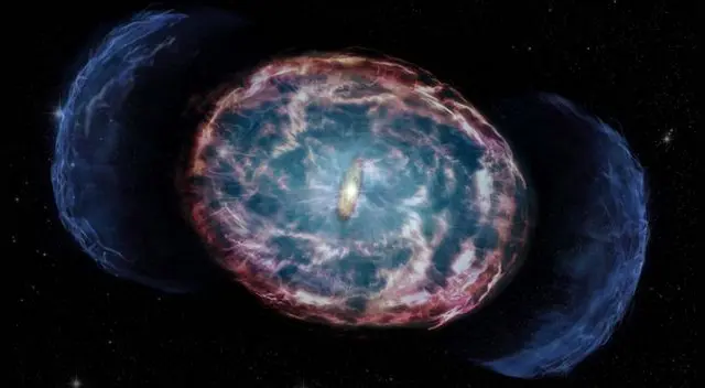 NASA descubre gran nube por acción del choque de cuerpos celestes. NASA descubre gran nube por acción del choque de cuerpos celestes.