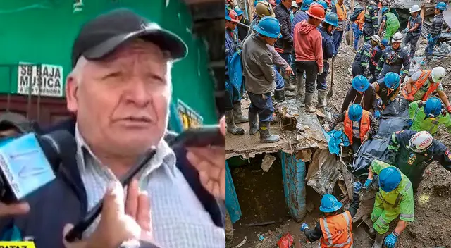 Don Daniel Robles perdió a seis integrantes de su familia en el deslizamiento de tierra en Pataz. Don Daniel Robles perdió a seis integrantes de su familia en el deslizamiento de tierra en Pataz.