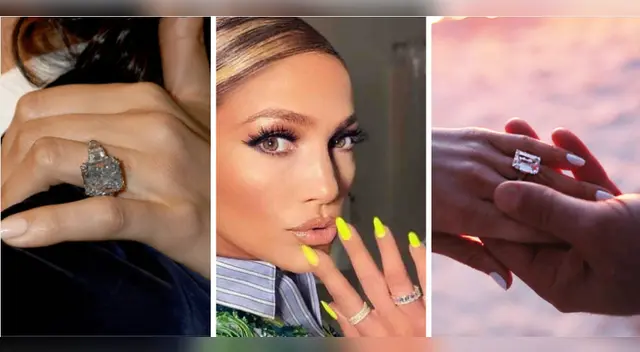 Jennifer Lopez ha recibido cinco anillos de compromiso.