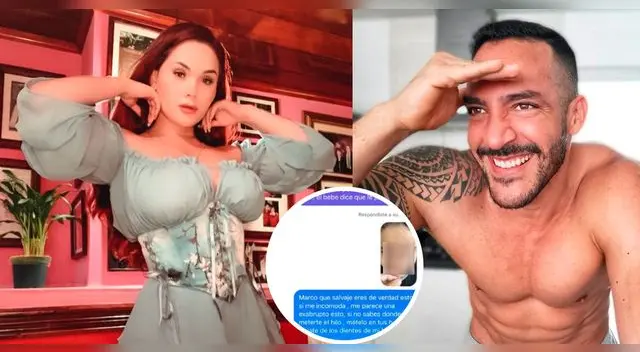 Génesis Tapia se molestó con el padre de su hijo por hacerle daño al menor con un hilo.