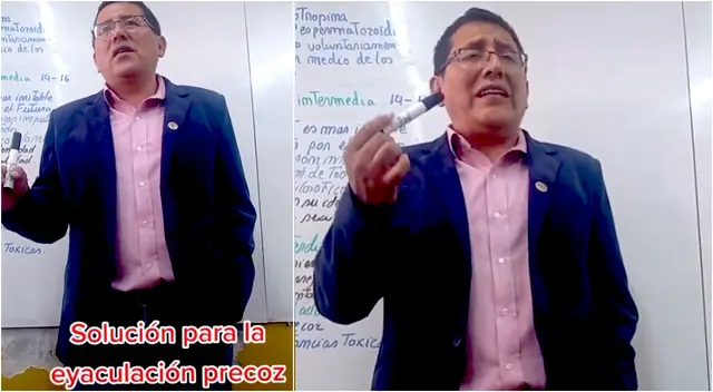 Profesor de Psicología se vuelve viral tras compartir la solución para la eyaculación precoz.