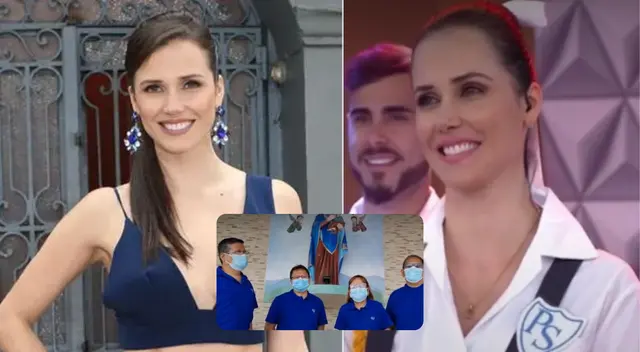 Maju Mantilla recibe sorpresa de sus profesores.