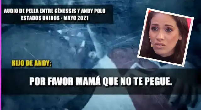 Génesis Alarcón presenta nueva prueba en contra de Andy Polo.
