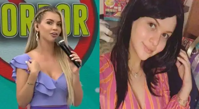 América Hoy mostró imágenes inéditas de Brunella Horna luciendo un cabello oscuro, y los conductores se burlaron de su look sin piedad.