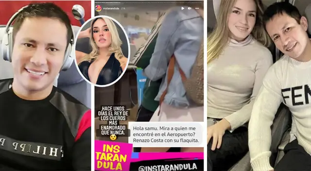 Renzo Costa, ex de Brunella Horna es 'ampayado' por ratujas con su nueva pareja