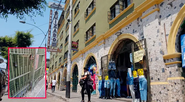 Ladrones ingresaron a robar a una tienda de conocida galería. Ladrones ingresaron a robar a una tienda de conocida galería.