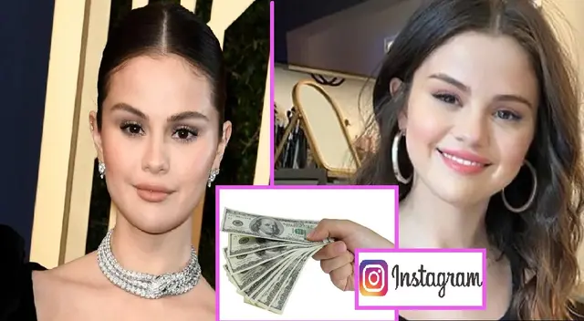 Selena Gomez ganaría más de un millón de dólares en Instagram.