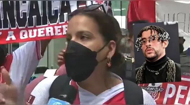 Hincha peruana demostró su amor por la "Bicolor" al sortear su entrada para el concierto del "Conejo malo".