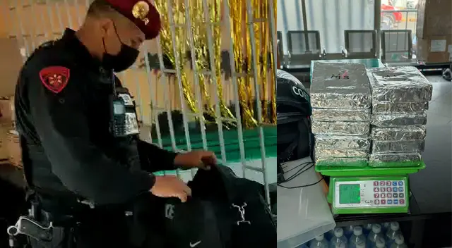 Personal del Pelotón Cobra acudió hasta la empresa CIVA en La Victoria para abrir el paquete abandonado.