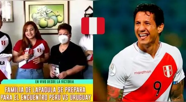 La familia de Gianluca Lapadula se encuentra reunida para ver el partido Perú vs Uruguay.