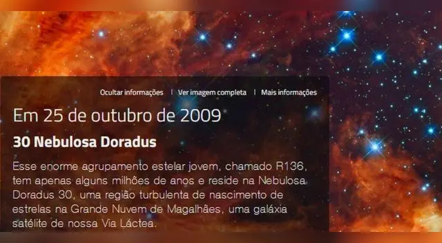 El telescopio Hubble explora el espacio las 24 horas del día.