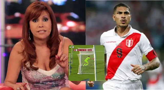 Magaly Medina rechaza 'robo' del VAR a selección peruana y recuerda a Paolo Guerrero como capitán.