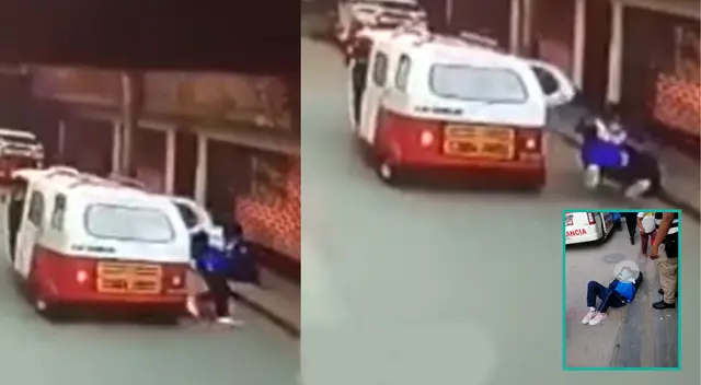 Adolescente frustra secuestro de mototaxista en calles de Huánuco.