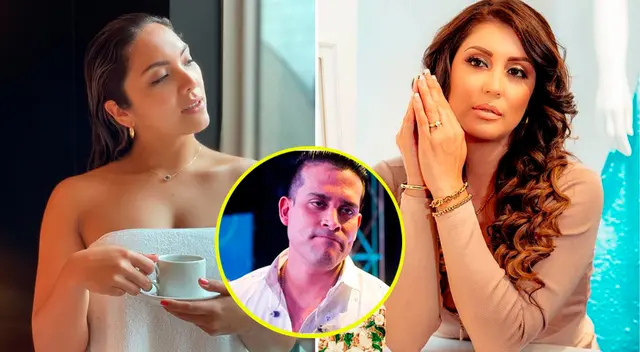 Christian Domínguez celebra con la unión de sus exparejas.