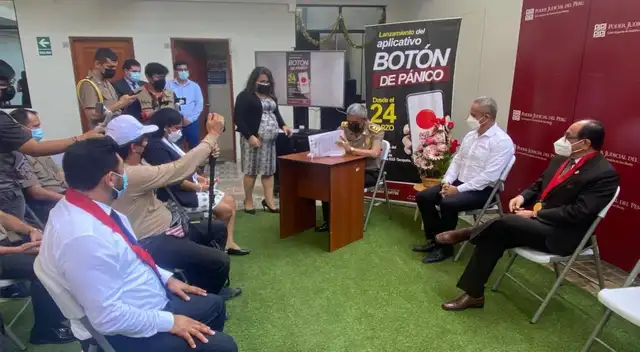 El Poder Judicial de San Martín lanza aplicativo Botón de Pánico para víctimas de violencia