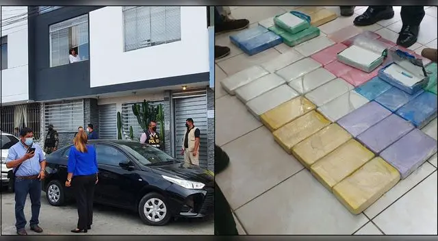 PNP incauta más de 40 kilos de cocaína en vivienda de Surco.