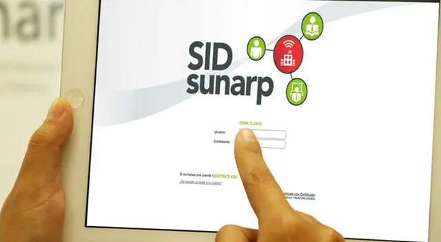 Partida registral en Sunarp