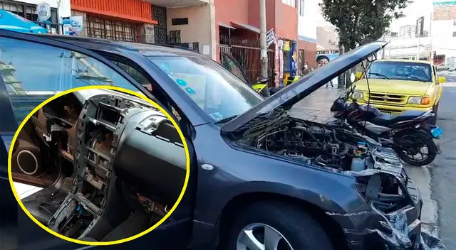 Delincuentes se llevaron, el timón, los pedales, el motor, los faros, espejos y más Delincuentes se llevaron, el timón, los pedales, el motor, los faros, espejos y más