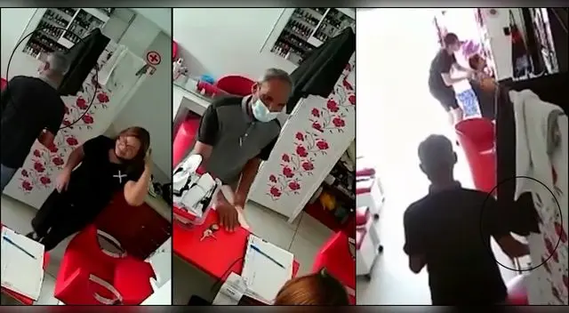 Finge ser mendigo para robar en peluquería de San Juan de Lurigancho. Finge ser mendigo para robar en peluquería de San Juan de Lurigancho.