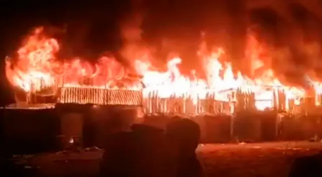 Incendio de grandes proporciones deja en la calle a cinco familias