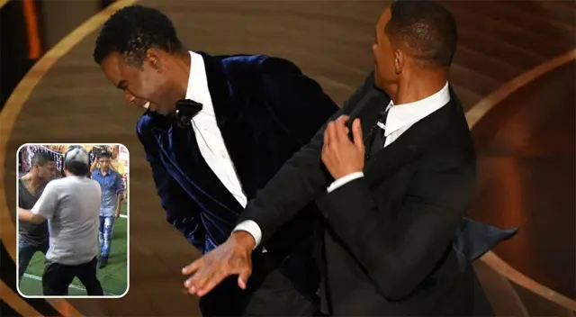 Will Smith es comparado con Maicelo por 'cachetear' a Chris Rock.
