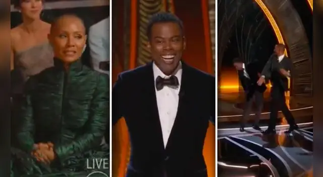 Chris Rock se burló de la calvicie de Jada Pinkett durante los Oscar 2022. Foto: composición/captura TNT Chris Rock se burló de la calvicie de Jada Pinkett durante los Oscar 2022. Foto: composición/captura TNT