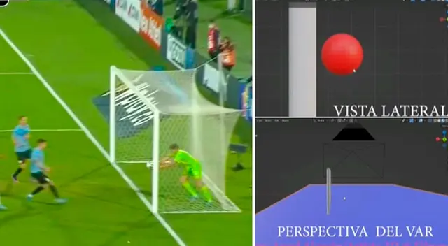 Análisis en 3D demostraría que sí fue gol para Perú y que el árbitro cometió un error al no cobrarlo.