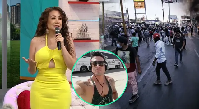 Janet Barboza se fue con todo al criticar el paro.