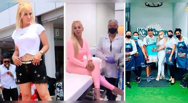 Dalia Durán feliz con sus nuevos trabajos.