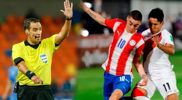 Fernando Rapallini, árbitro del Perú vs. Paraguay Fernando Rapallini, árbitro del Perú vs. Paraguay