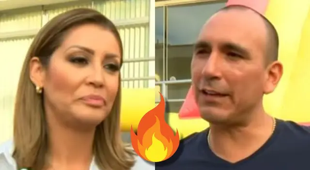 Karla Tarazona cuadra a Rafael Fernández. Karla Tarazona cuadra a Rafael Fernández.