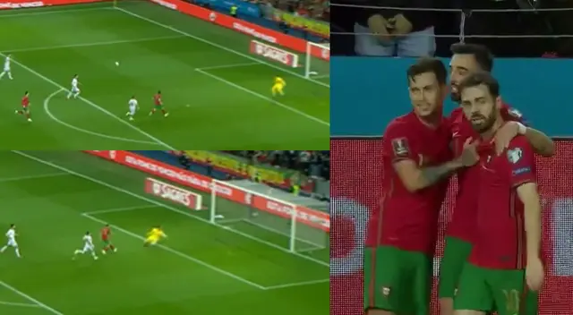 Portugal y Macedonia jugaron el repechaje rumbo al Mundial Qatar 2022.