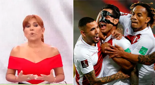 Magaly Medina dedicó unos minutos al triunfo de Perú. Magaly Medina dedicó unos minutos al triunfo de Perú.