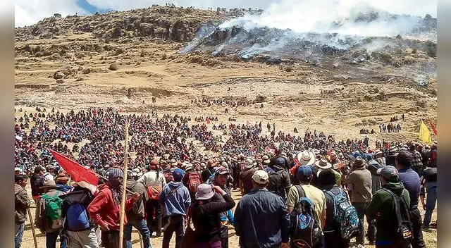 Las Bambas se prevé nuevas protestas en la zona Las Bambas se prevé nuevas protestas en la zona