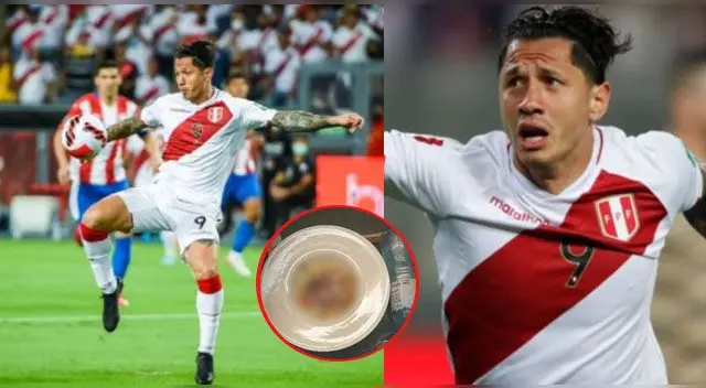 Así celebró Gianluca Lapadula el pase de Perú al repechaje.