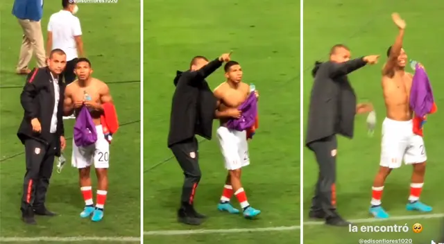 Edison Flores protagonizó una escena emotivo al buscar a su madre.