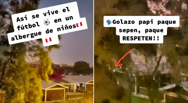 Los pequeños celebraron los goles de Lapadula y Yotún.