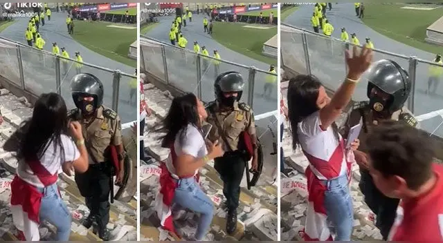 La escena no ha tardado en volverse viral en las redes sociales.