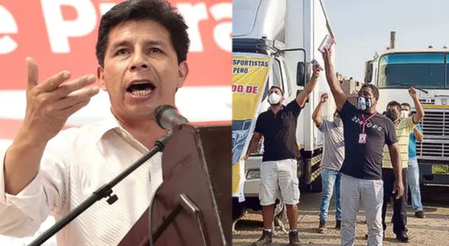 Pedro Castillo sobre paro de transportistas: “Pondremos orden en las próximas horas”