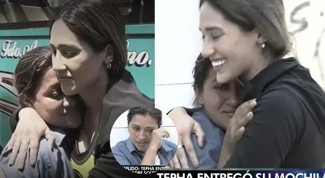 Tepha Loza regala 1000 soles a cobradora de combi