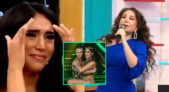 Janet Barboza le dio con palo a Melissa Paredes y Anthony Aranda.