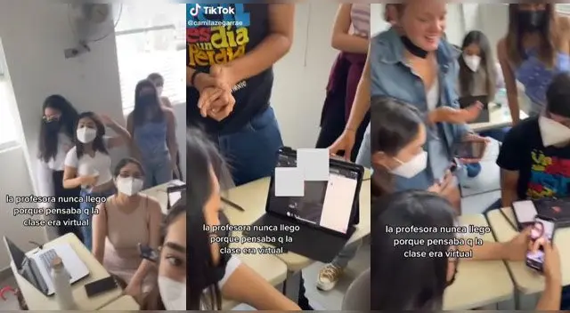 La escena no ha tardado en volverse viral en las redes sociales.