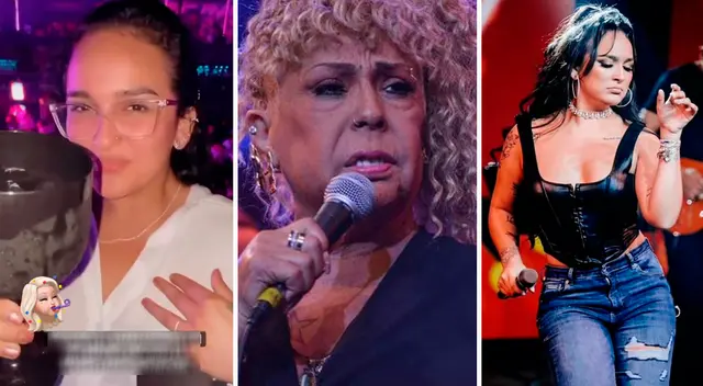 Daniela Darcourt se divierte pese a críticas de Lucía de la Cruz.