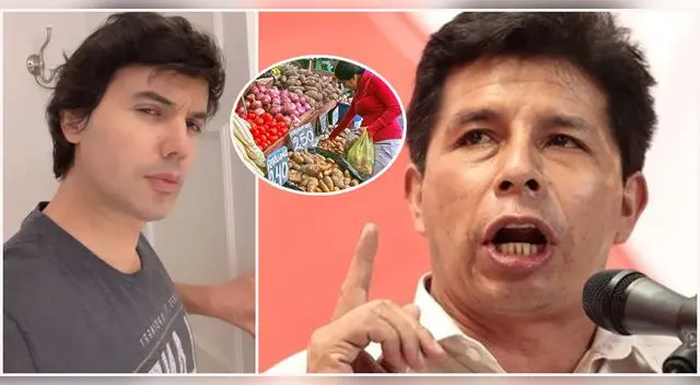 Bruno Pinasco no pudo evitar comentar sobre el alza de precios de los alimentos.